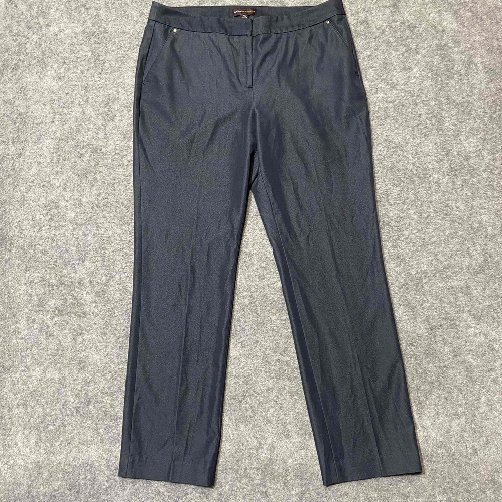Dana‎ Buchman Navy Dress Pants Slim Fit Size 12
